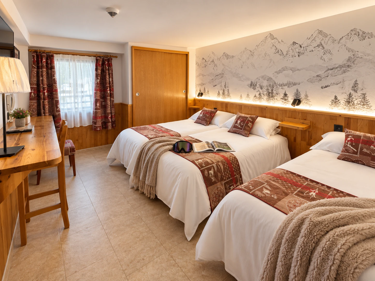 Chambre avec vue montagne