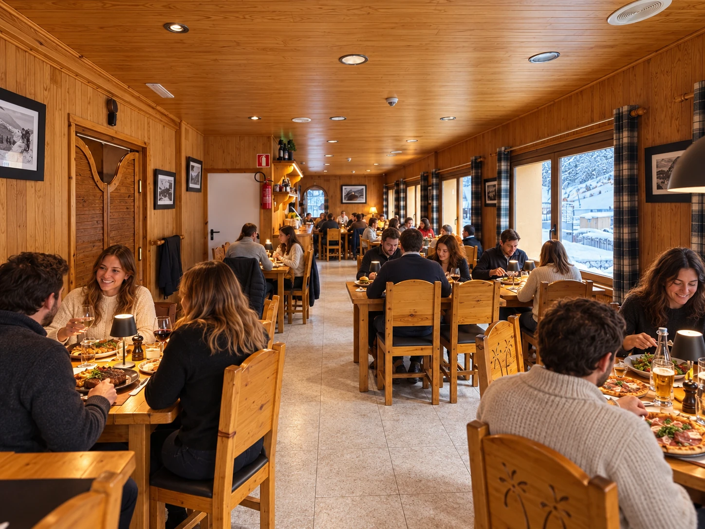 Restaurant intérieur de l'Hôtel Bruxelles
